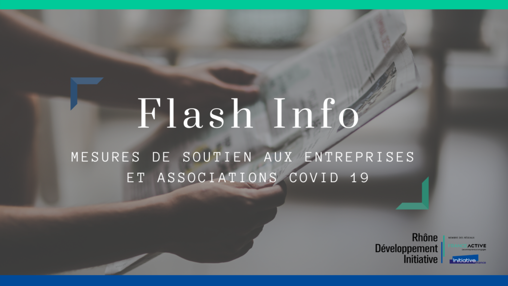 Flash info - Mesures de soutien aux entreprises et associations Covid 19