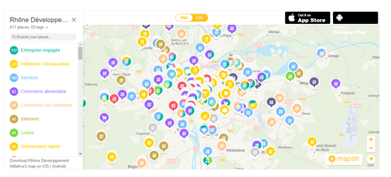 La carte interactive des entrepreneurs RDI !